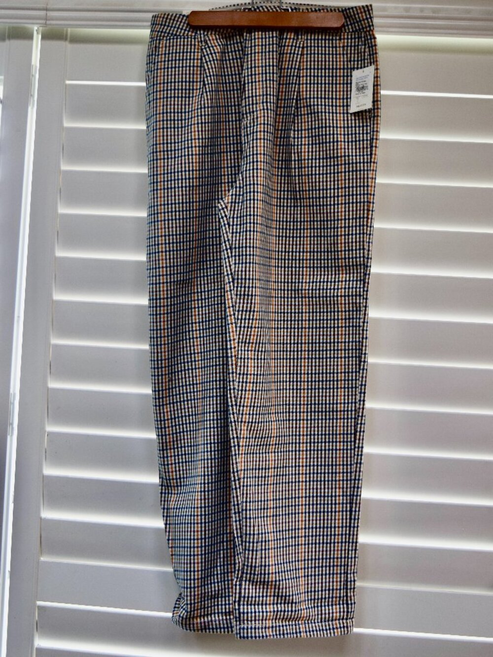 Brixtron Plaid Trousers NWT